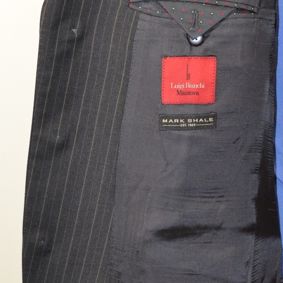 Luigi Bianchi 42R Sport Coat Blazer Suit Jacket Da - Picture 6 of 8